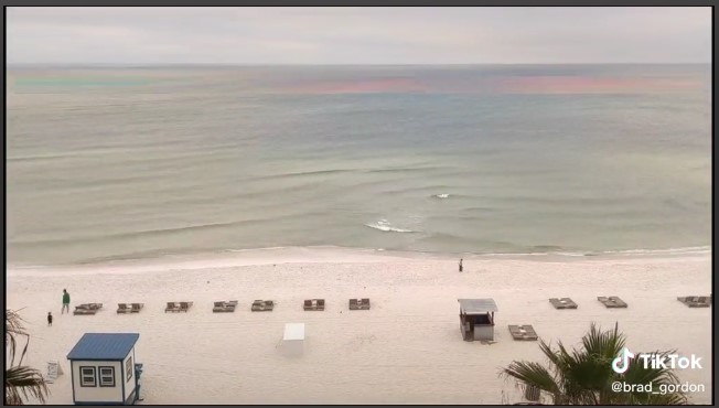 view of the beach in panama city beach from the days inn